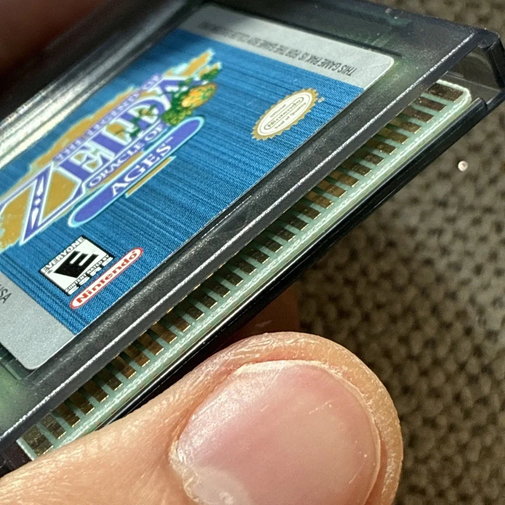 The Legend Of Zelda Oracle Of Ages (GameBoy Color) Authentic Excellent !!! Saves